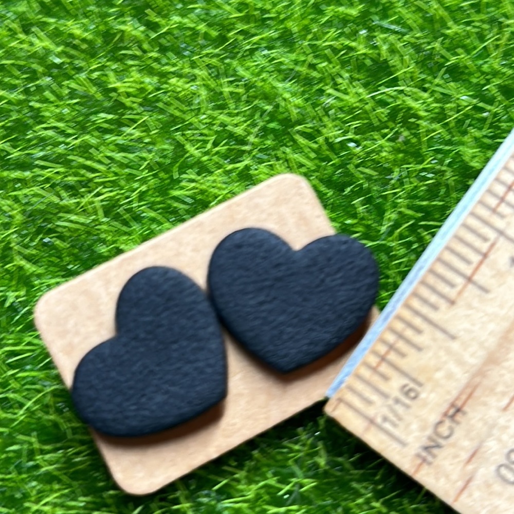 NWT Black Heart 🖤 Studs